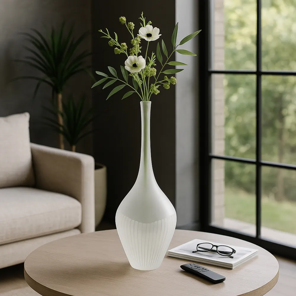 21" DULCET LARGE GLASS BOTTLE