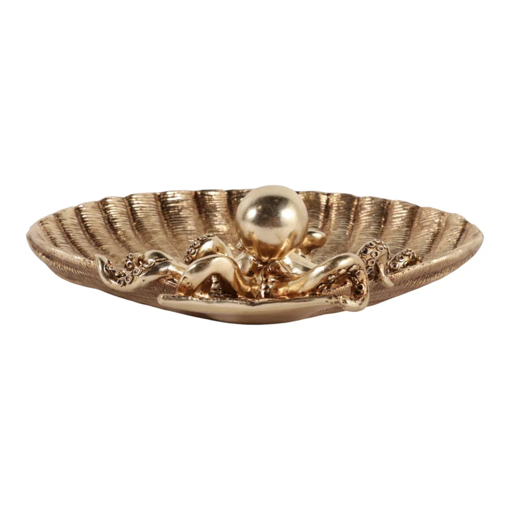 HANKWOOD GOLD TRINKET DISH 4 (IN)