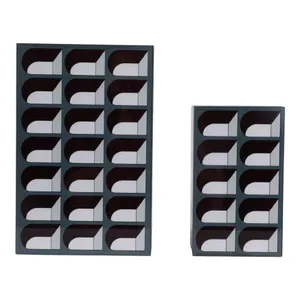GROVERRIDGE SET OF 2 BLACK BOXES 4 (IN) 8