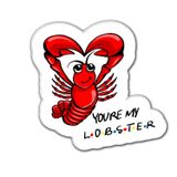 GLITTER MAGNET - LOBSTER 1