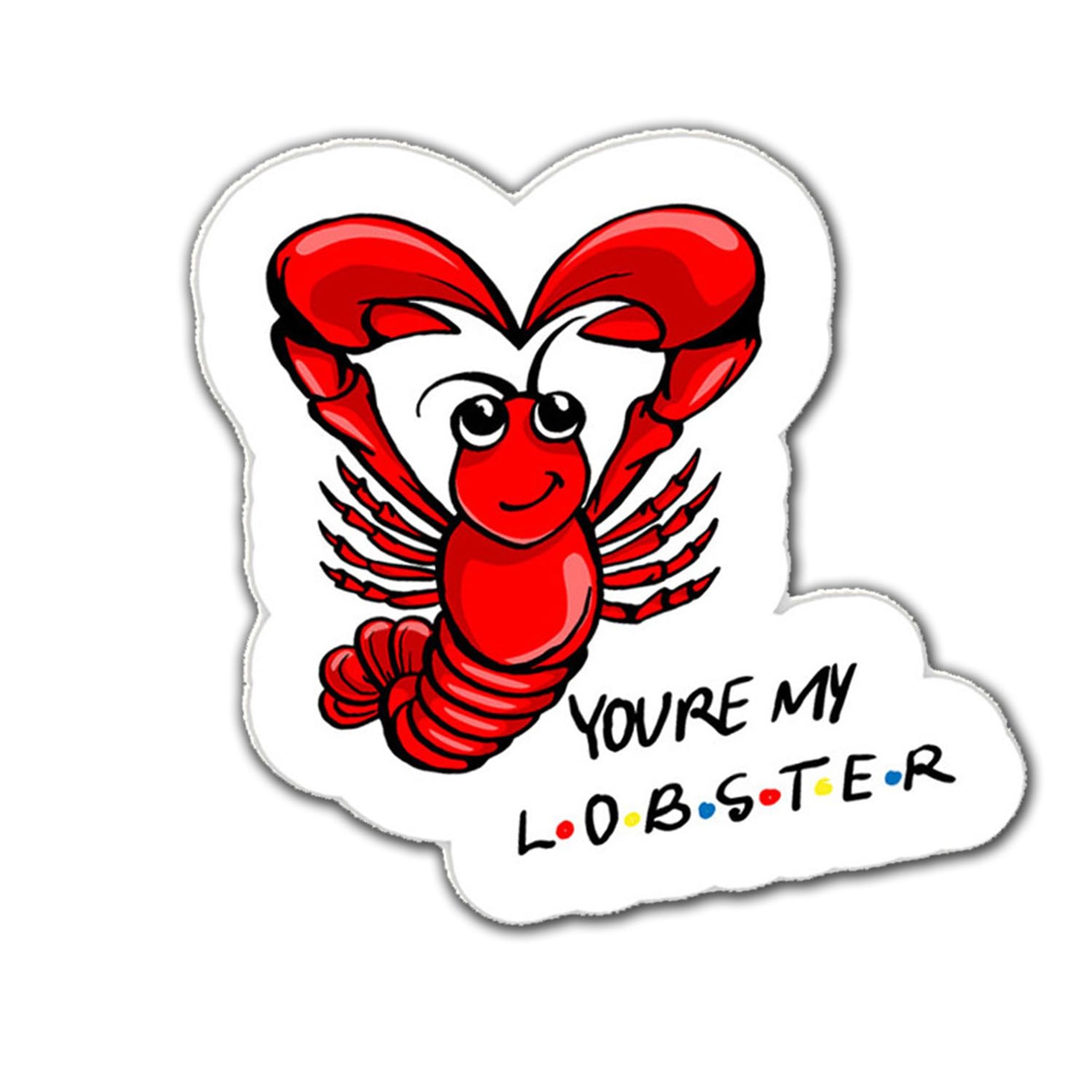 GLITTER MAGNET - LOBSTER