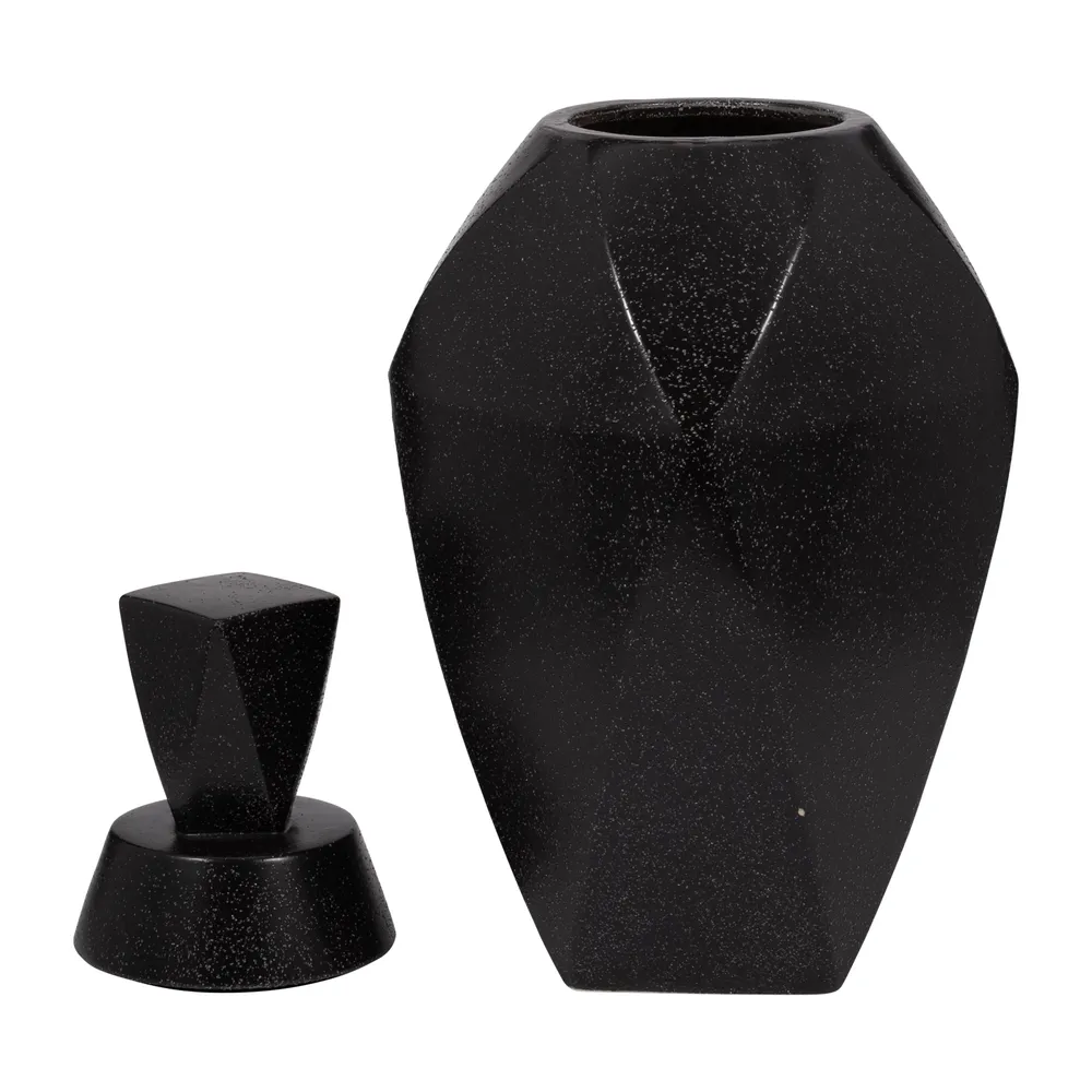 HALTONWORTH BLACK VASE 23 (IN)