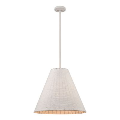 Sophie 22″ Wide 3-Light Pendant - White Coral