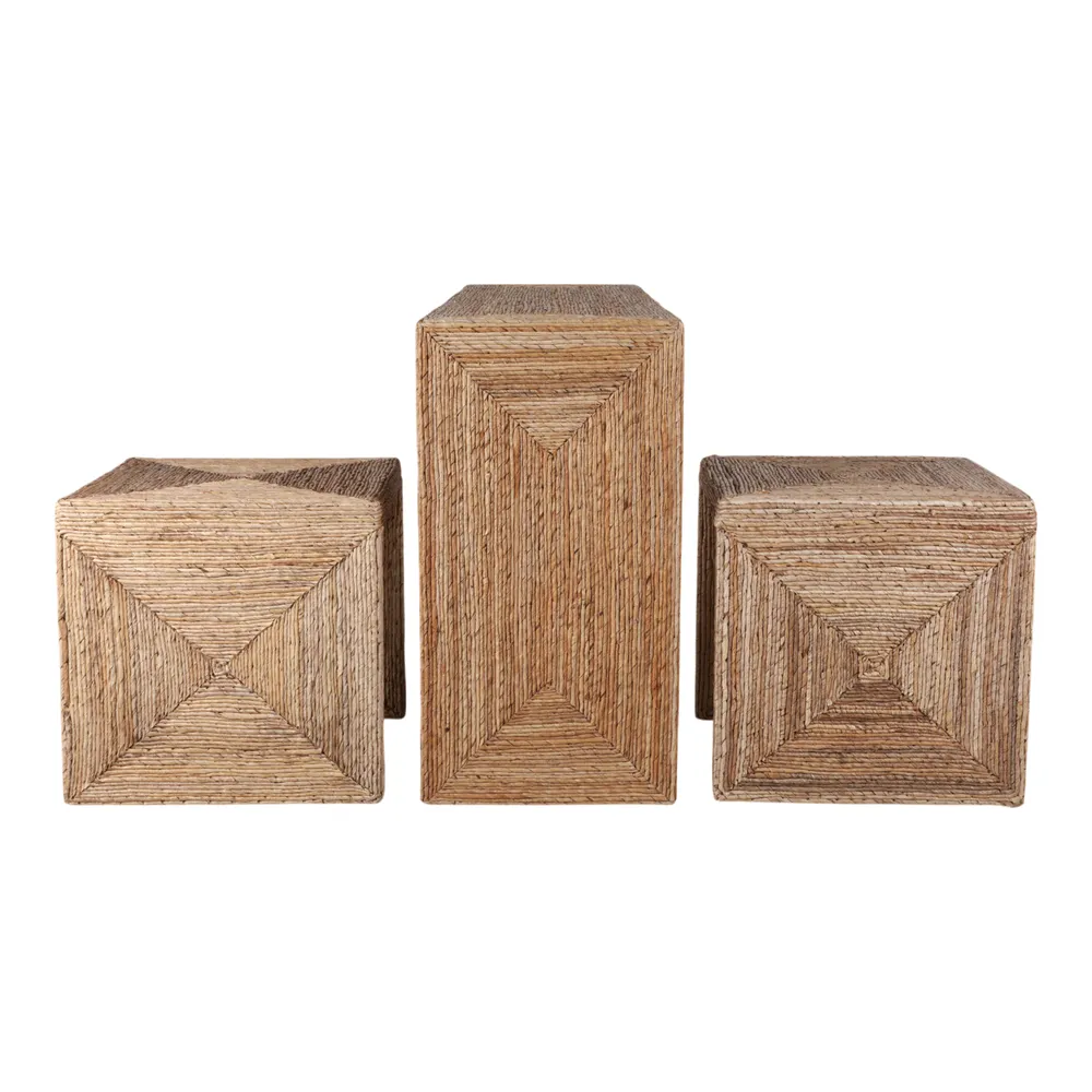 WARRENWORTH SET OF 3 TAN CONSOLES 55 (IN)