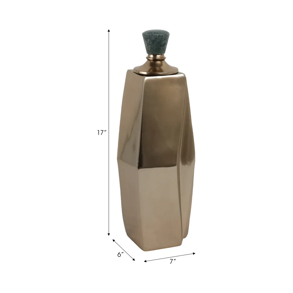 FRAZER GOLD VASE 17 (IN)