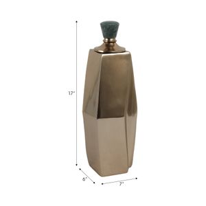 FRAZER GOLD VASE 17 (IN) 9