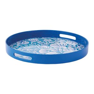 Sea Life  Round Lacquer Serving Tray 4