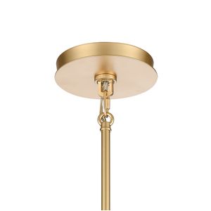 Open Louvers 6.75'' Wide 1-Light Mini Pendant - Champagne Gold 5