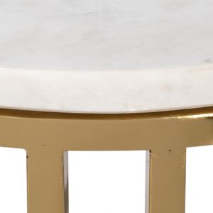 GRANLEYMOOR WHITE ACCENT TABLE 25 (IN) 5