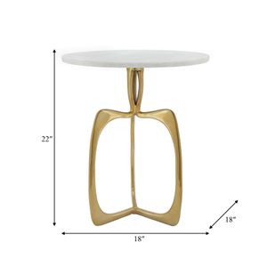 HAWLEYLEY GOLD TABLE 23 (IN) 8