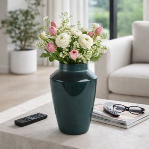FORBESBEACH BLUE VASE 14 (IN) 11
