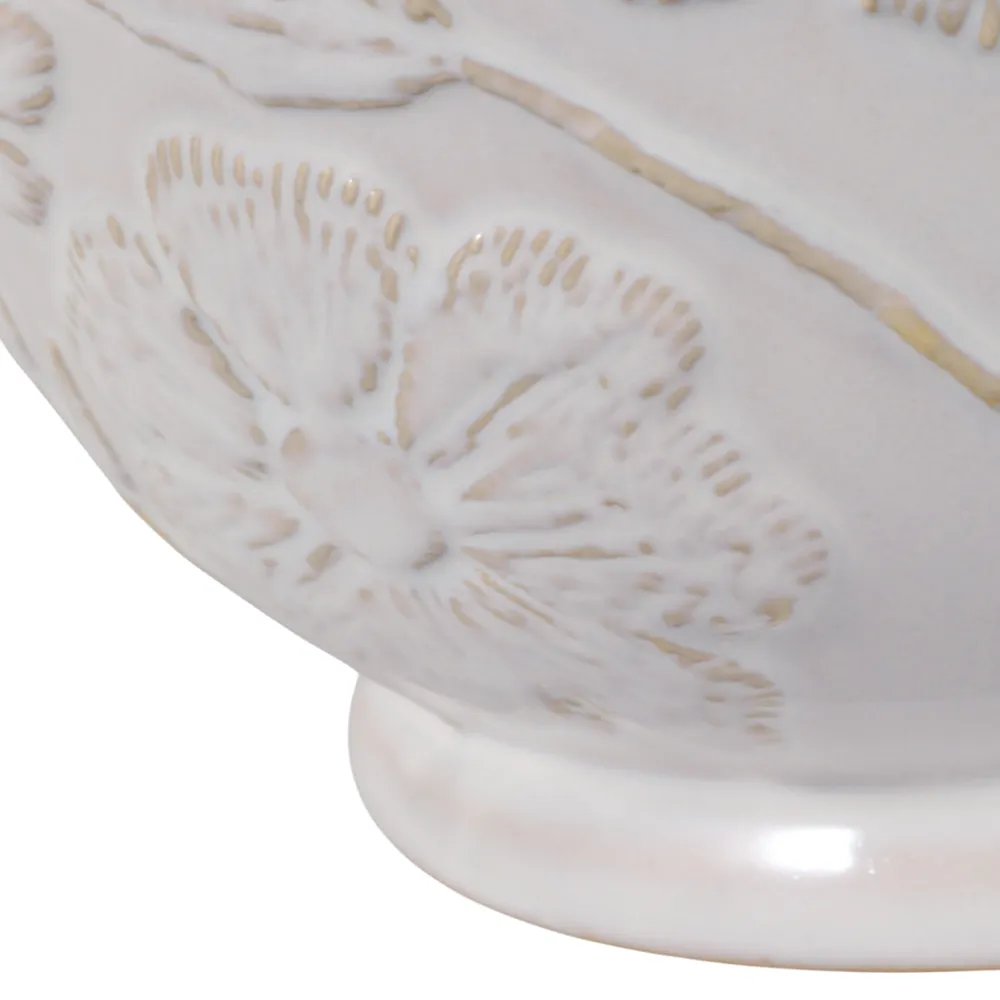 CLAYBROOK SET OF 3 IVORY PLANTER 9 (IN)