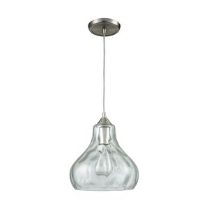 Belmont 10'' Wide 1-Light Mini Pendant - Satin Nickel 5