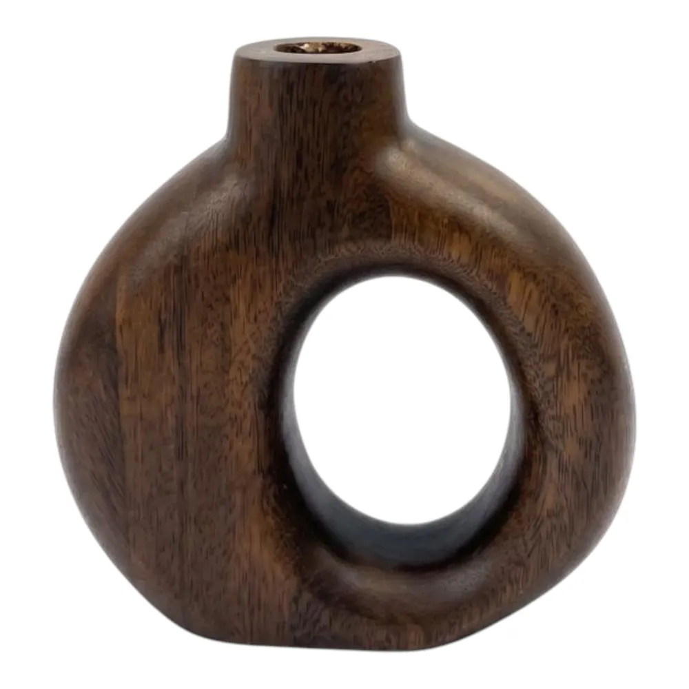 GRIFFINMOOR BROWN VASE 7 (IN)