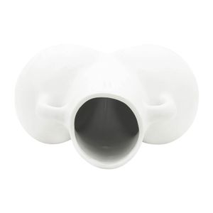 GLOVERSIDE WHITE VASE 8 (IN) 7