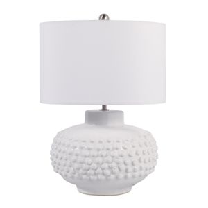 NASHLEY WHITE LAMP 21 (IN) 5
