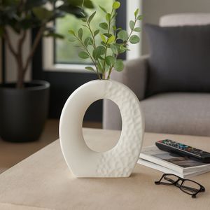 DILLONVIEW WHITE VASE 10 (IN) 11