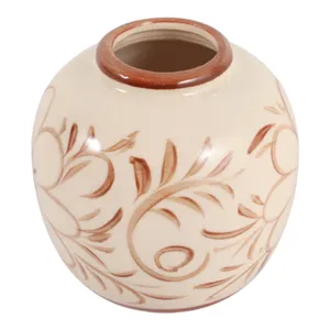 LEILAWORTH BROWN VASE 6 (IN) 7