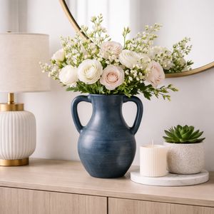 SHERMANCLIFF BLUE VASE 12 (IN) 12