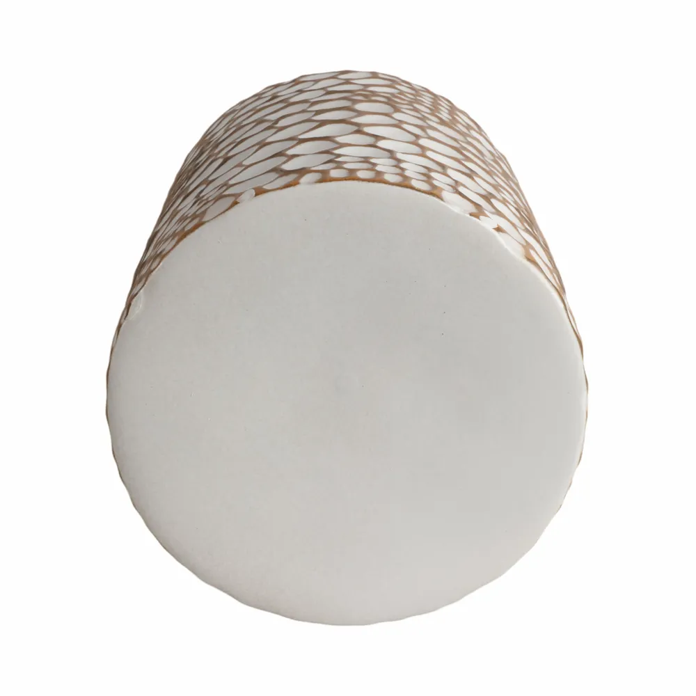 NEWTONCREST WHITE GARDEN STOOL 20 (IN)