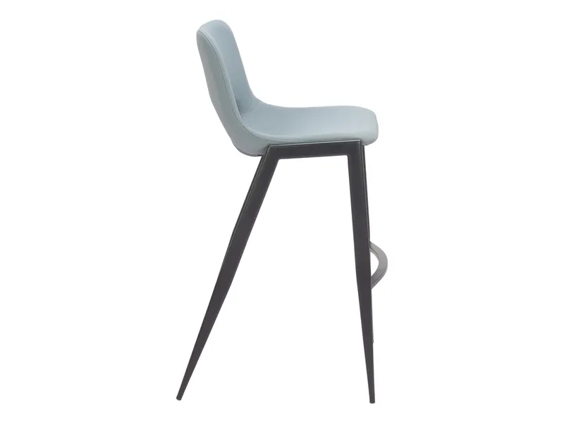 Desi Armless Barstool Azure Gray 3