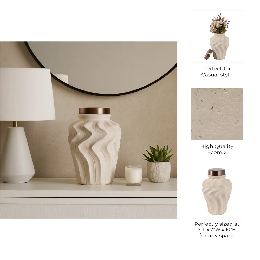 DEXTERMILL CREAM JAR 10 (IN)