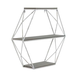 INGRIDHAVEN GRAY WALL SHELF 21 (IN) 3