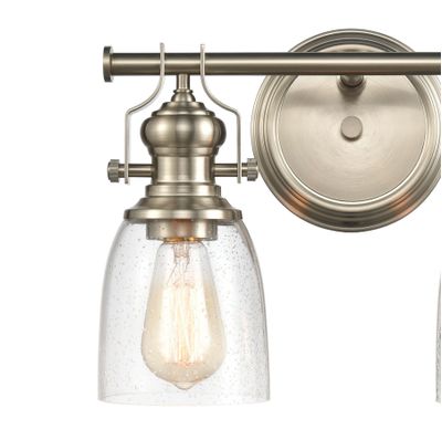 Chadwick 14'' Wide 2-Light Vanity Light - Satin Nickel
