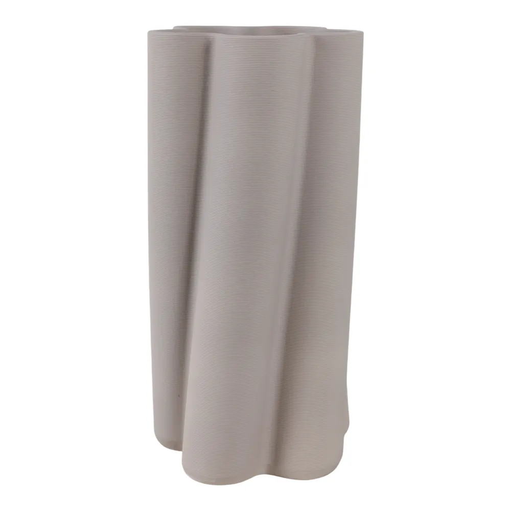 HOPEBEACH GRAY VASE 15 (IN)