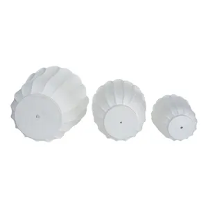 CASPERBROOK SET OF 3 WHITE PLANTER 13 (IN) 5