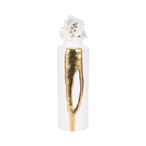 JUNEROSE WHITE VASE 20 (IN) 3