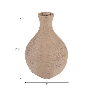 TANNERRIDGE BROWN VASE 25 (IN) 10