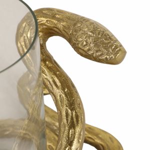 HARPERRIDGE GOLD CANDLE HOLDER 6 (IN) 6