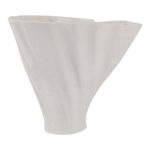 WRENMORE WHITE VASE 9 (IN) 5