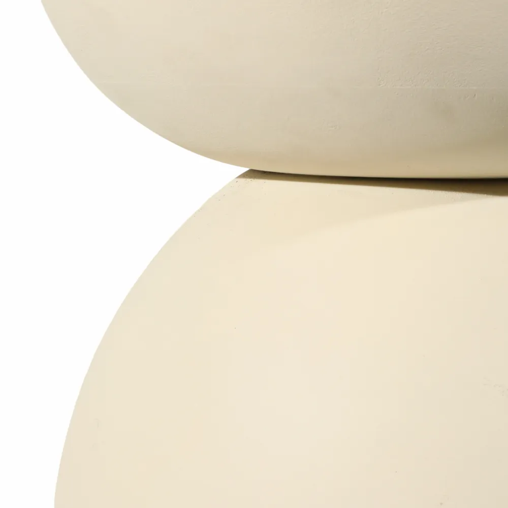 ASHMOOR WHITE TABLE 19 (IN)