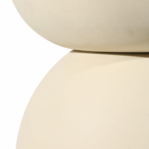 ASHMOOR WHITE TABLE 19 (IN) 6