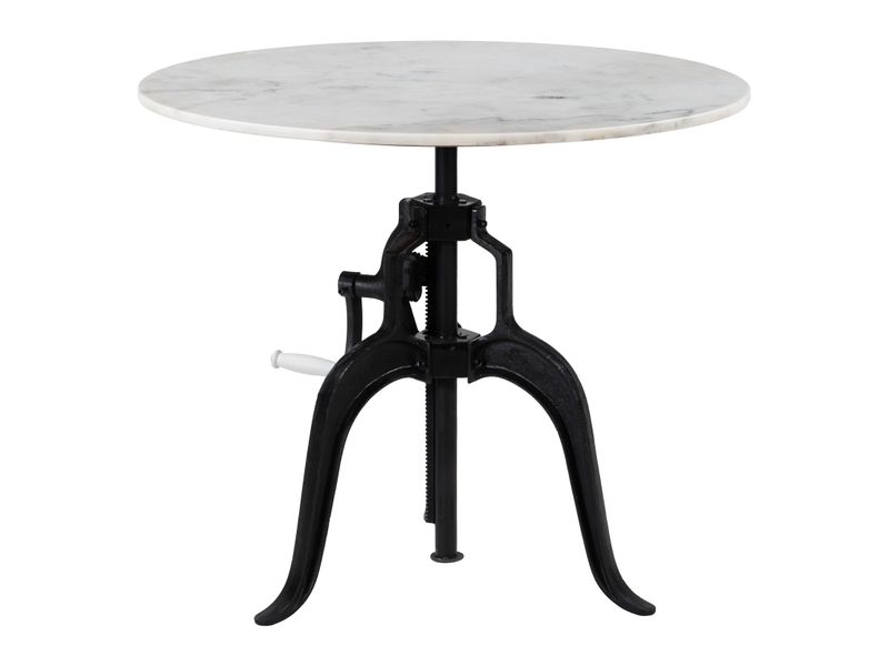 Mufid Bistro Table White & Black 3