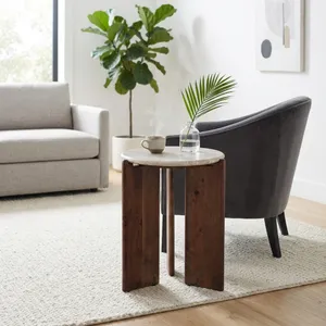 HALSEYCLIFF BROWN TABLE 20 (IN) 13