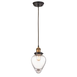 Bartram 7'' Wide 1-Light Mini Pendant - Antique Brass 1