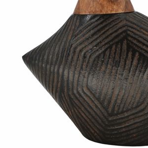WARRENDALE BROWN VASE 9 (IN) 6