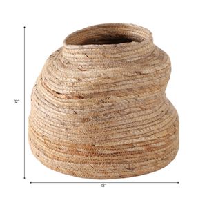 ALBAHOLM TAN VASE 12 (IN) 9