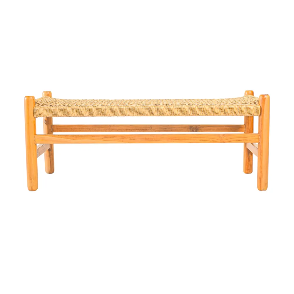 RAMONATON SET OF 2 TAN BENCHES 18 (IN)