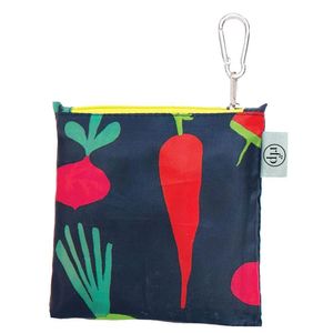Root Veggies blu Reusable Shopping Bag 4