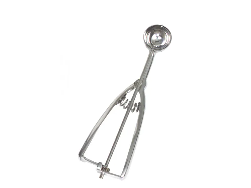 Ice Cream Disher, Size 60, 0.56oz/17ml, Brass Chrome Plated, Twin Grip Handle, SS 1