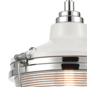 Seaway Passage 10'' Wide 1-Light Mini Pendant - Polished Nickel 3