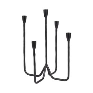 CLARAFIELD BLACK CANDLE HOLDER 17 (IN) 1