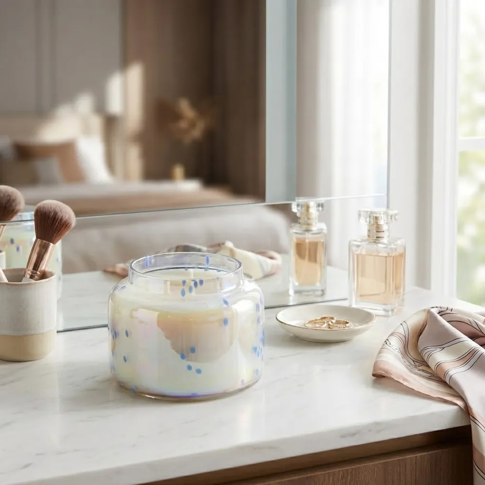 DASHHOLM VERBENA BEAD LUSTER CANDLE 4 (IN)