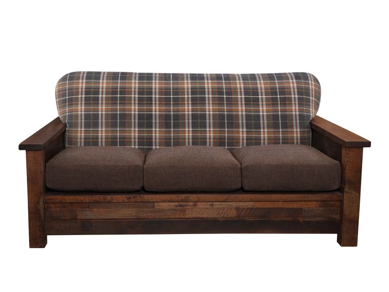 Barnwood  Americana Sofa - Customer Fabric - Seat:  Fabric TBD; Backrest:  Fabric TBD 3