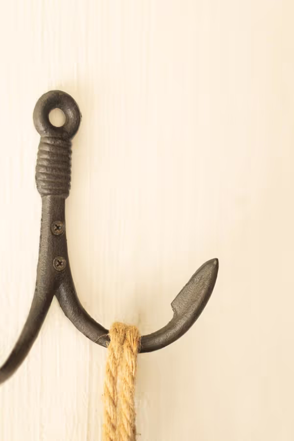 Cast Iron Fishing Hook Hanger