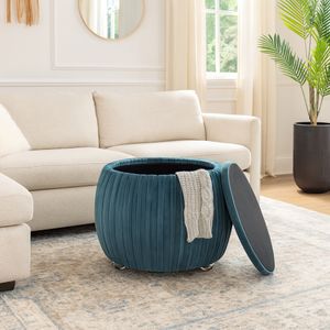 HENLEYFORD BLUE STOOL 18 (IN) 11